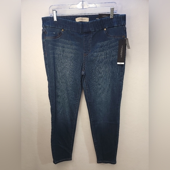 Liverpool Los Angeles The Denim Legging Pull-on Ankle Skinny Jean 14/32 Petite - Picture 2 of 15